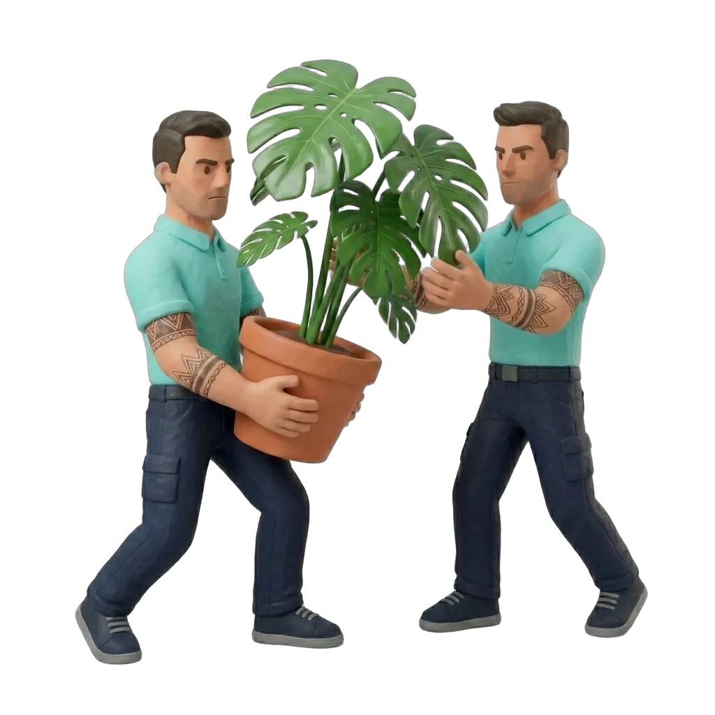 Kamerplant veilig verhuizen