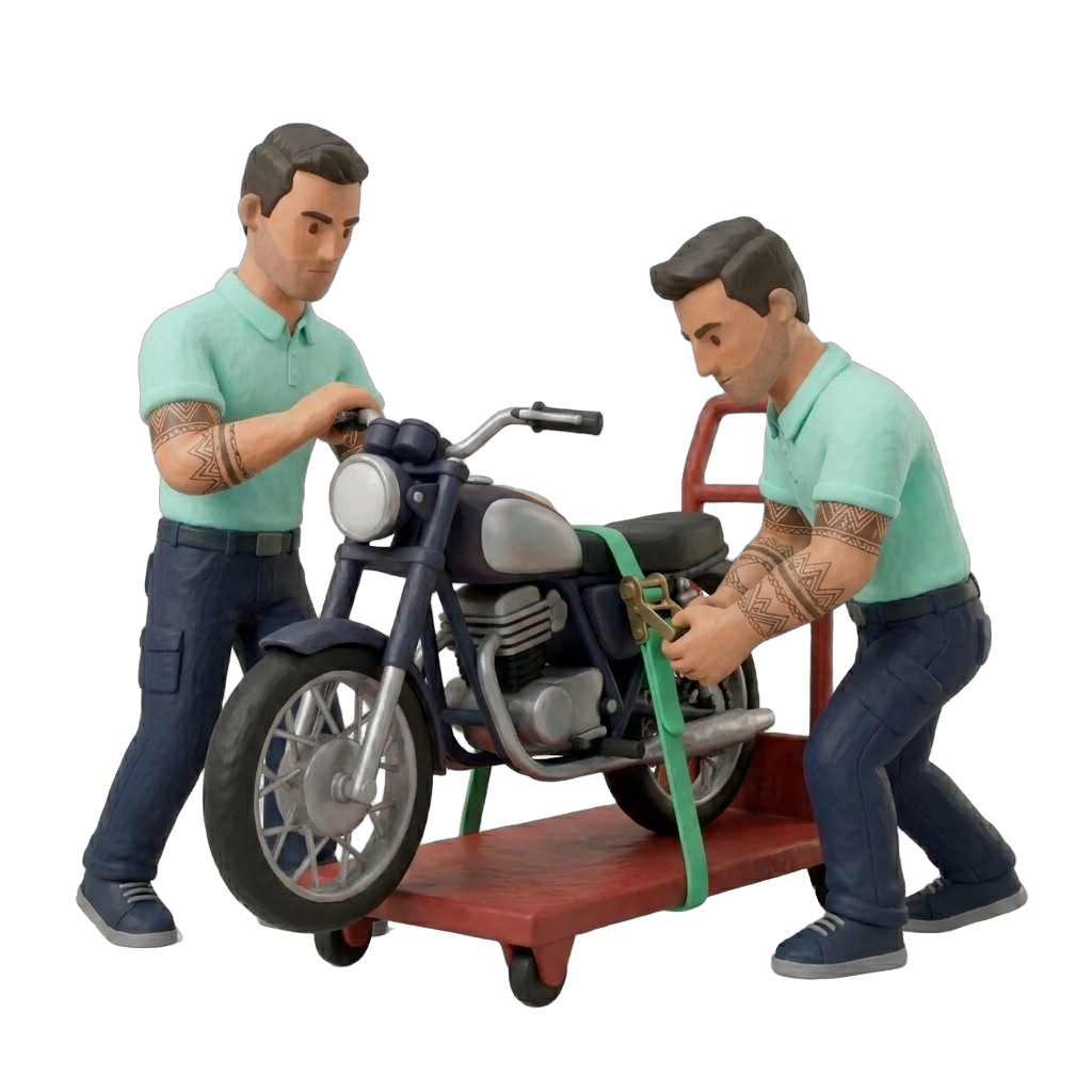Motorvoertuig verhuizen