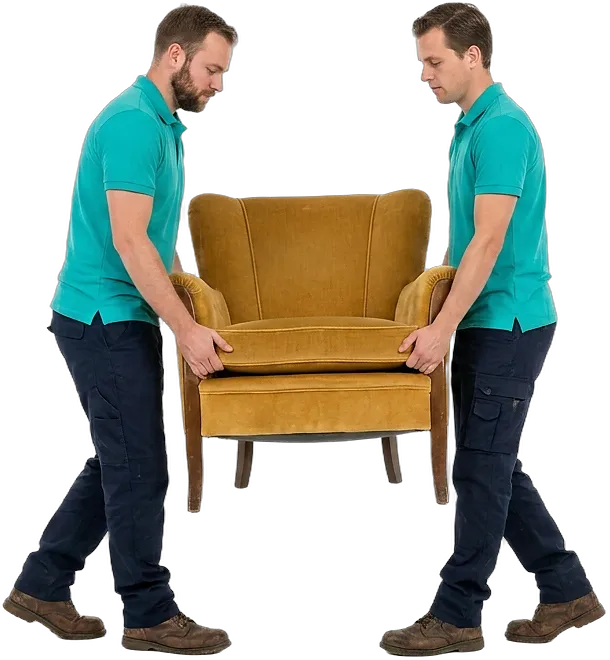 Oudere meneer met verhuisdoos en herinneringen