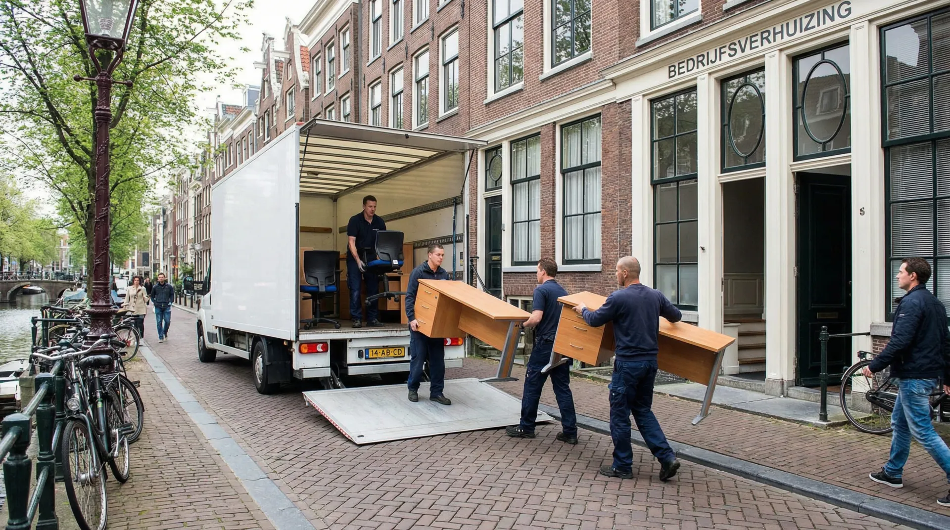Bedrijfsverhuizing in het centrum van Almelo