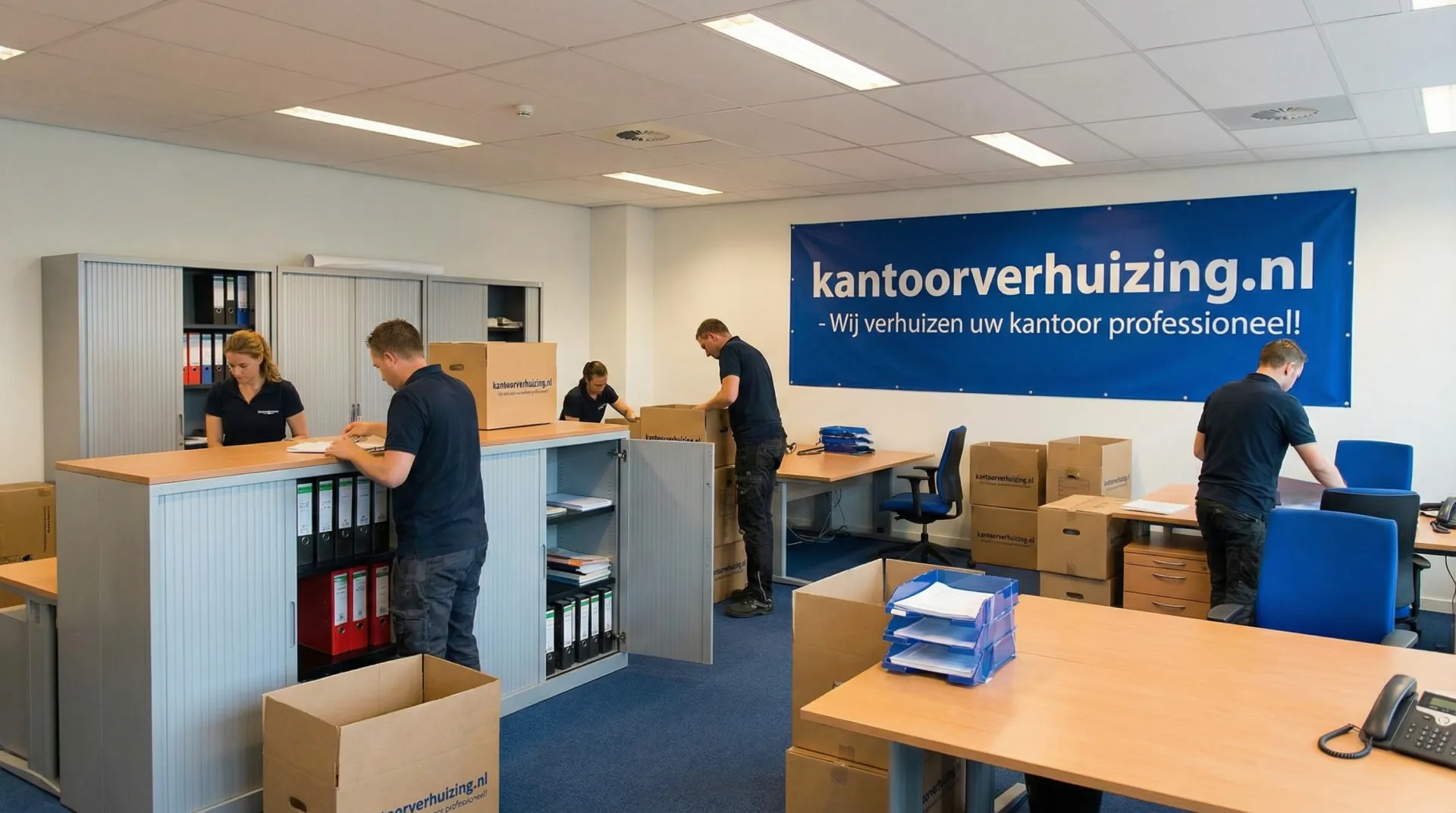 Kantoorverhuizing met professioneel verhuisteam in Leeuwarden