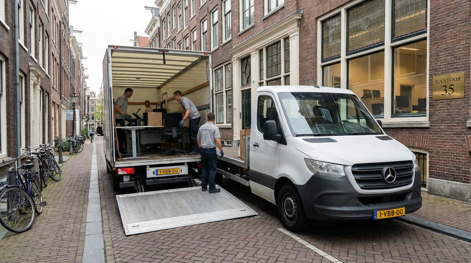 Bedrijfsverhuizing in een zakenwijk van Venlo