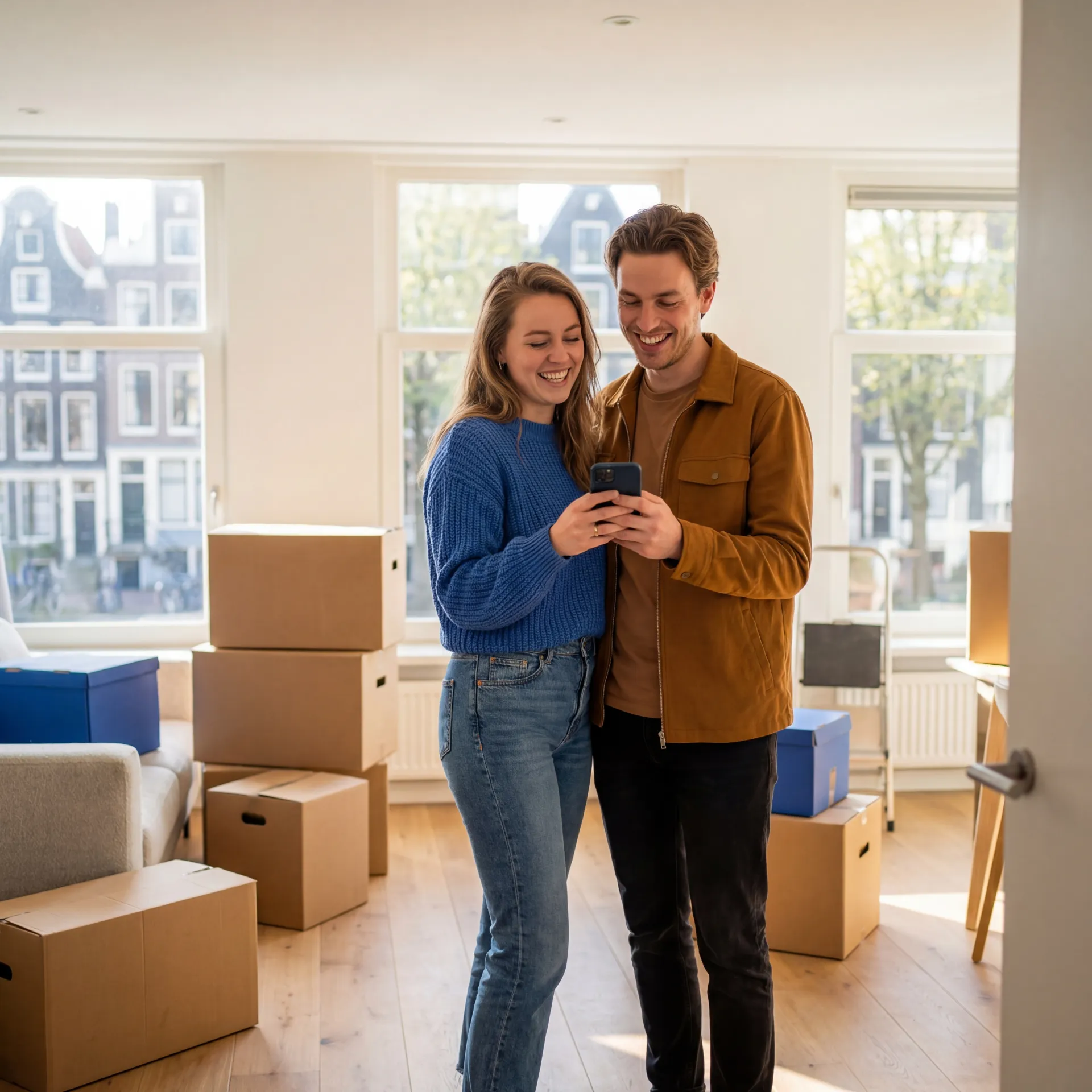 Medewerker van Verhuisbedrijf.nl beantwoordt vragen van een klant over de verhuisplanning