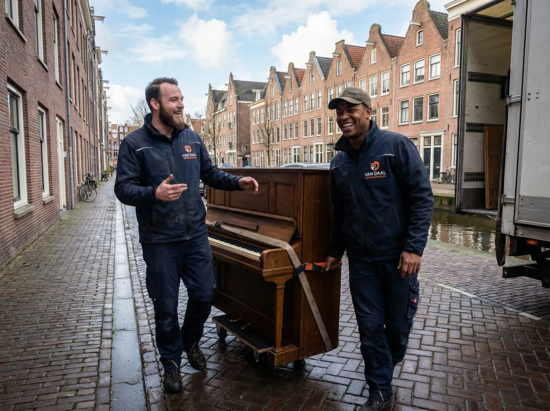 Vakkundige inpakker wikkelt vazen in voor verhuizing Goes