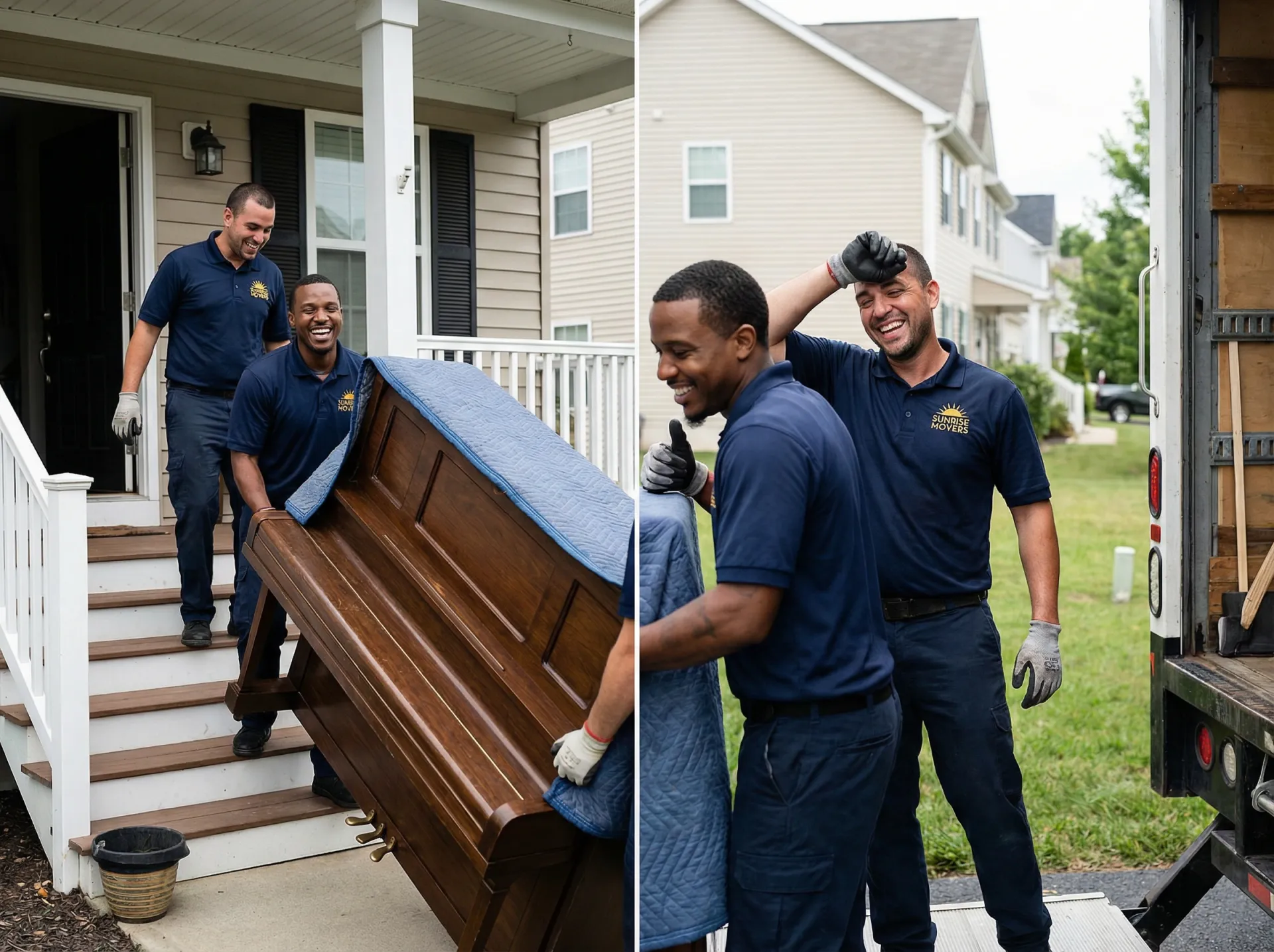 Verhuislift in gebruik bij een appartement in Arnhem-Noord
