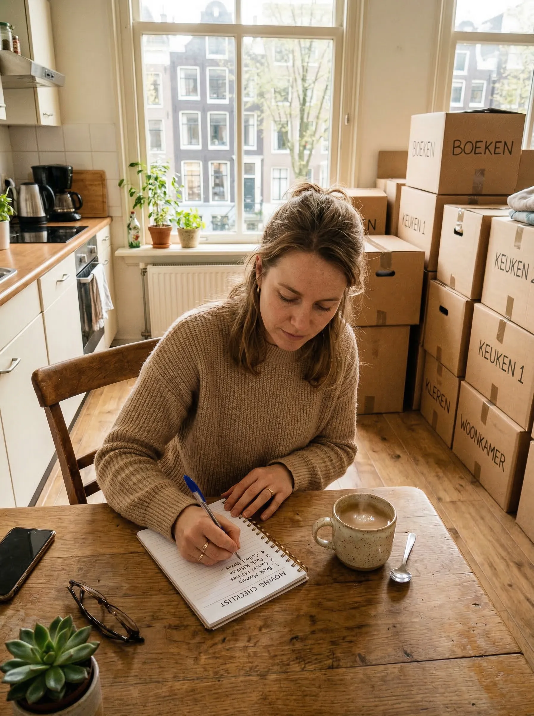Verhuischecklist schrijven voor verhuizing in Emmen